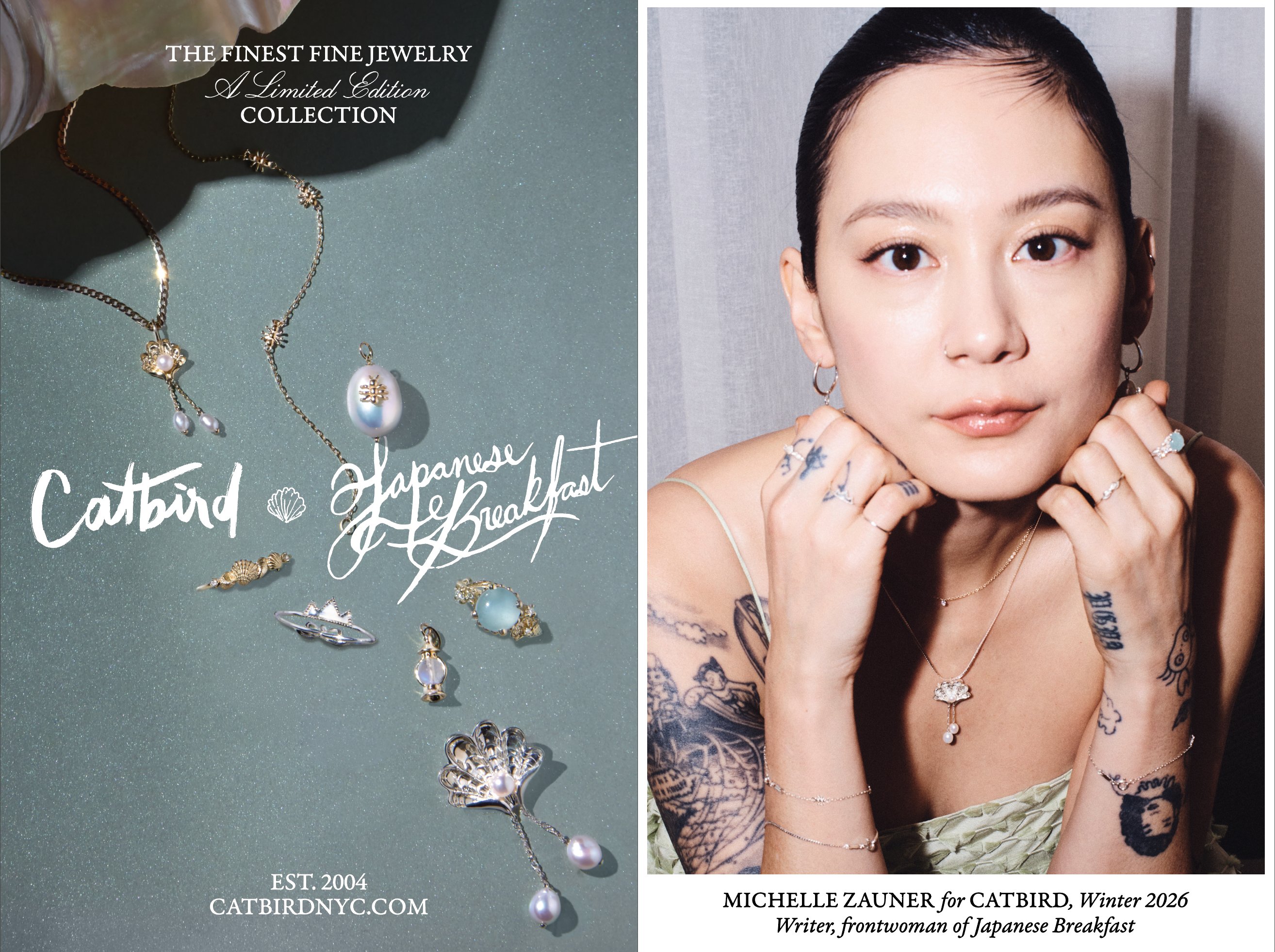 Catbird × Japanese Breakfast key art